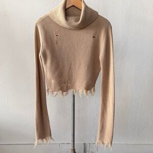 Signature 8 Cropped Sweater Womens Large